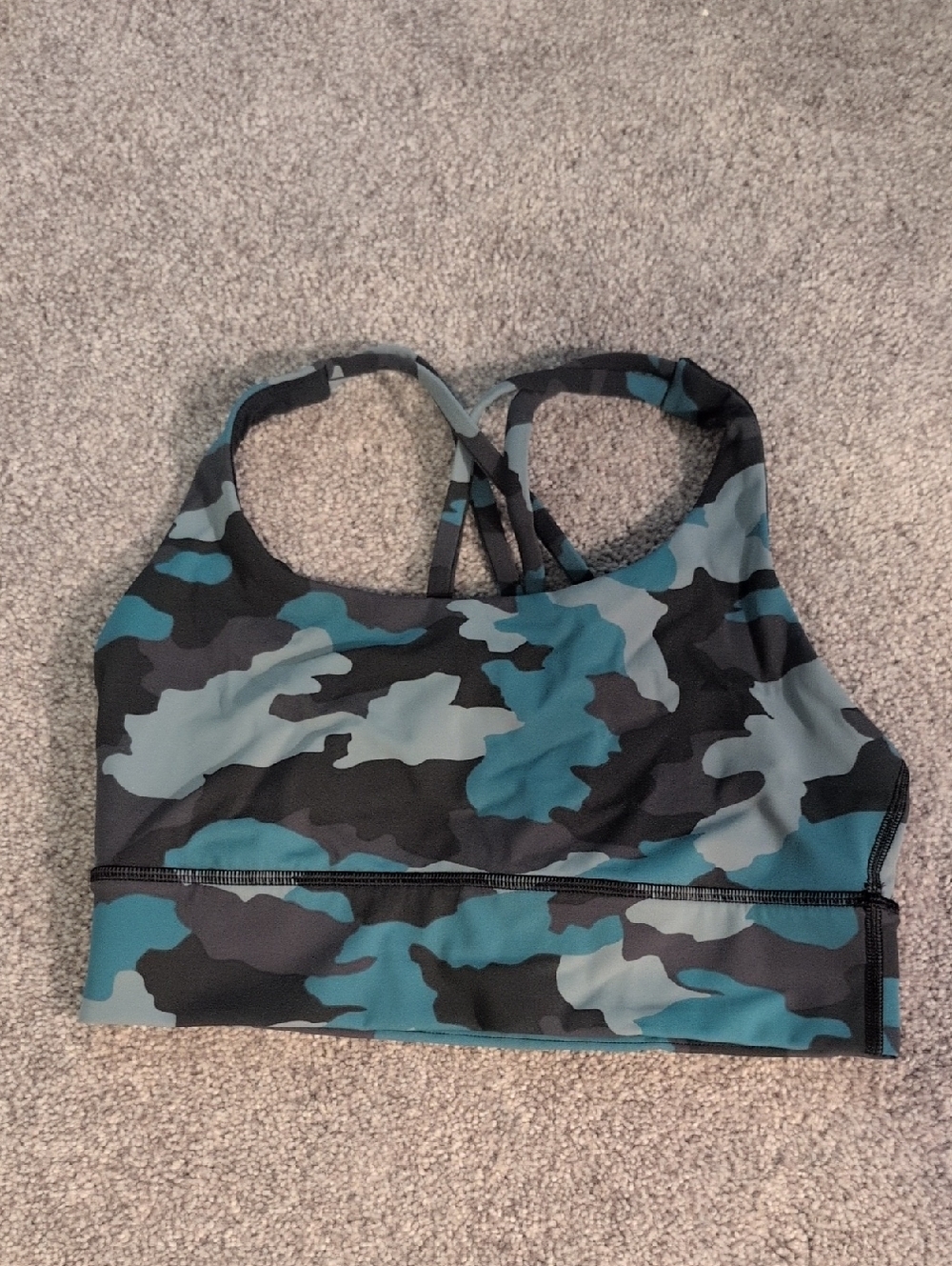 lululemon Camo Energy Longline Bra